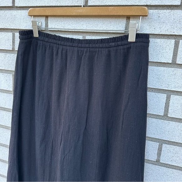NWT Johnny Was Calme Easy Gauze Skirt Black Boho Resortwear - Picture 10 of 16